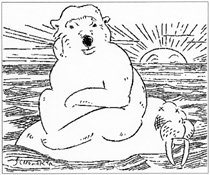 Bear Sitting on a Walrus